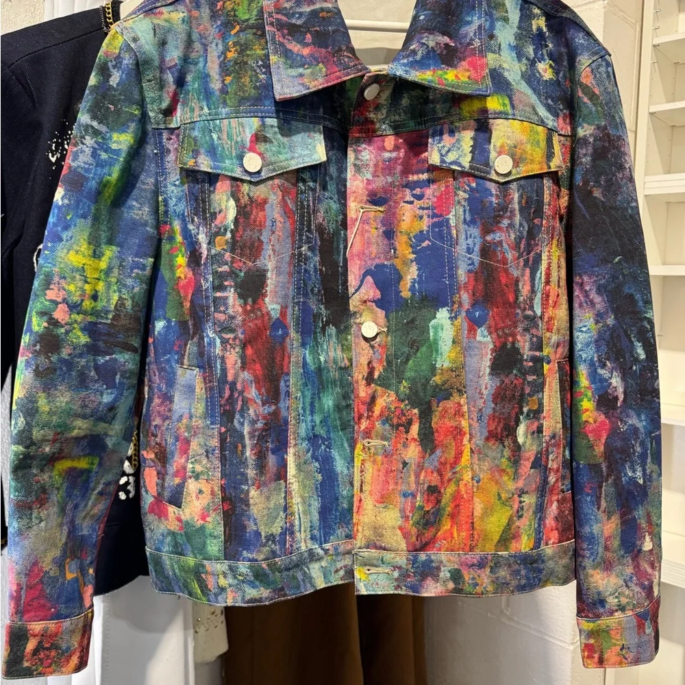 Paint-Splatter Jacket - Multicolor - Picture 1 of 5